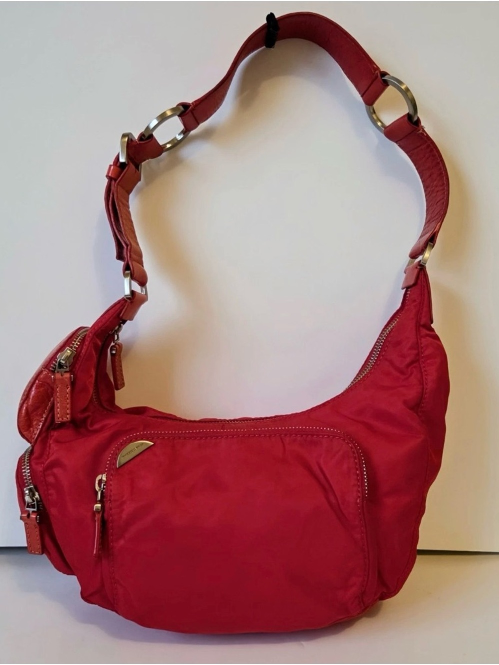 Francesco Biasia Small Italian Shoulder Bag, Red NWOT